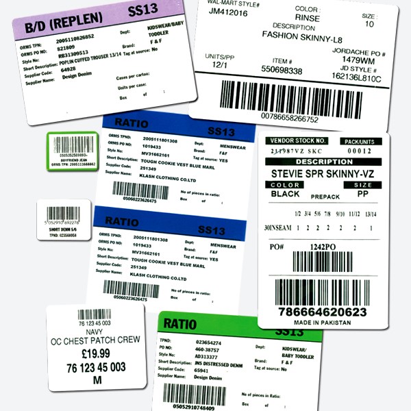 Barcode & Carton Stickers